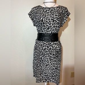 Joie silk print dress, small